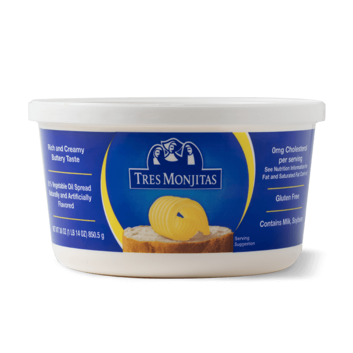 Tres Monjitas Margarina 30oz
