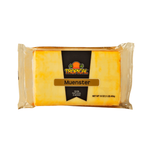 Quesos Tropical Muenster 100% Natural Cheese 16 Oz
