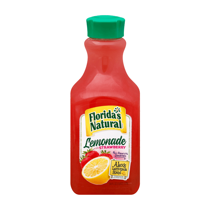 Floridas Natural Lemonade With Strawberry 59oz