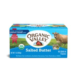 Organic Valley Salted Butter 1 Lb