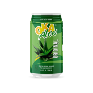 OKA Aloe. Aloe Vera Drink. Original 11.5 Oz