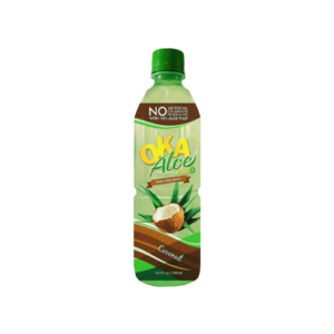 OKA Aloe Plus. Aloe Vera Drink. Coconut with 10% Aloe Pulp 16.9oz