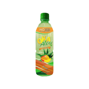 OKA Aloe Plus. Aloe Vera Drink. Mango with 10% Aloe Pulp 16.9oz