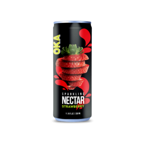 OKA Nectar Sparkling Strawberry 11.16 Oz