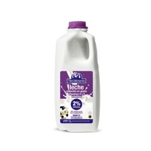 Tres Monjitas Milk Low Fat with Vitamins A and D 2% Milk Fat 64 Oz