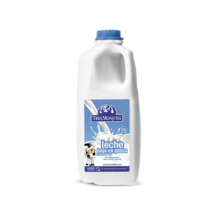Tres Monjitas Milk 1% Milk Fat Grade A 64 Oz