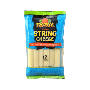 Quesos Tropical String Cheese Low-Moisture Part-Skim Mozzarella